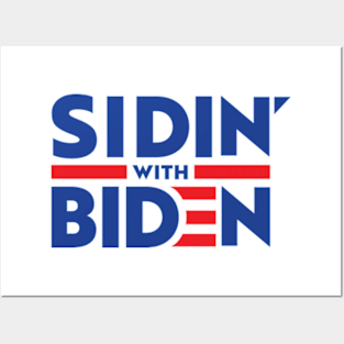 Sidin With Biden Posters and Art